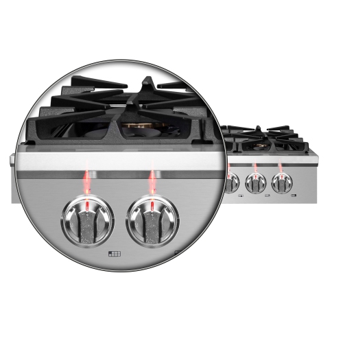 Forno Spezia Alta Qualita 48" Pro-Style Gas Rangetop - High-Quality Stainless Steel Cooktop