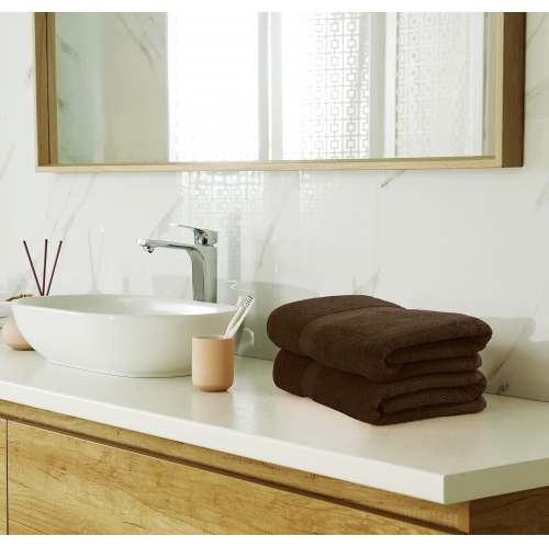 Utopia Towels 8-Piece Premium Towel Set, 2 Bath Towels, 2 Hand Towels, and 4 Wash Cloths, 600 GSM 100% Ring Spun Cotton Highly Absorbent Towels for