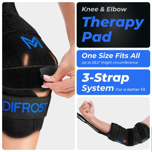 REATHLETE MEDIFROST Cold Therapy Machine – Wearable and Adjustable. Portable ice machine for post-surgery relief, reducing swelling in the knee,