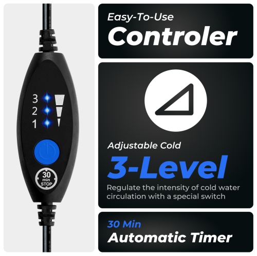 REATHLETE MEDIFROST Cold Therapy Machine – Wearable and Adjustable. Portable ice machine for post-surgery relief, reducing swelling in the knee,