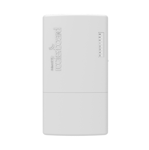 PowerBox ProFive Gigabit Ethernet Router with 4xPoE-out ports, SFP cage and outdoor enclosure