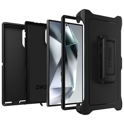 OtterBox Defender Fitted Hard Shell Case for Galaxy S24 Ultra - Black