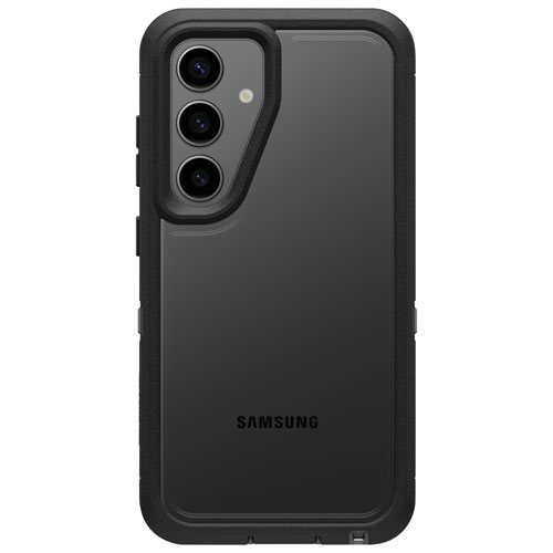 OtterBox Defender XT Fitted Hard Shell Case for Galaxy S24 - Black/Clear