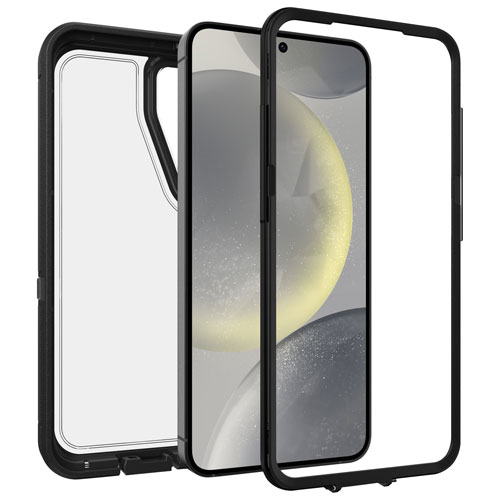 OtterBox Defender XT Fitted Hard Shell Case for Galaxy S24 - Black/Clear