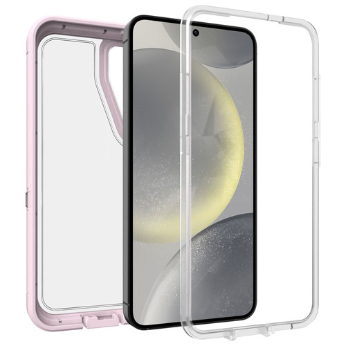 Étui rigide ajusté Defender XT d'OtterBox pour Galaxy S24 - Rose/Transparent