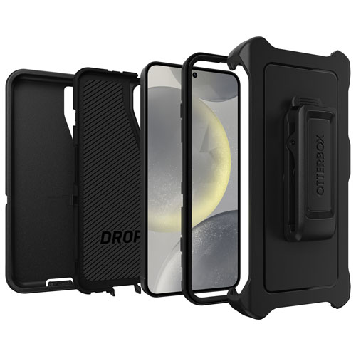OtterBox Defender Fitted Hard Shell Case for Galaxy S24 - Black