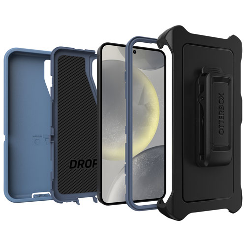 Étui rigide ajusté Defender d'OtterBox pour Galaxy S24 - Bleu