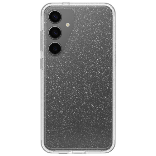 OtterBox Symmetry Fitted Hard Shell Case for Galaxy S24+ - Silver Glitter