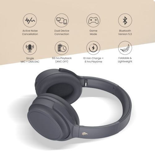 Edifier WH700NB Wireless Active Noise Cancellation Over-Ear Headphones