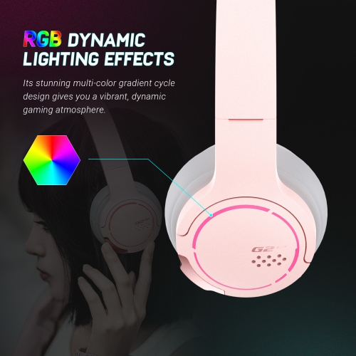 Edifier G2BT Bluetooth 5.2 Wireless Gaming Headset, Deep Bass, Noise Cancelling