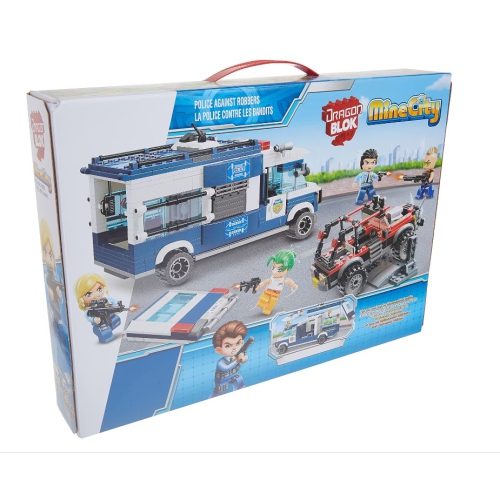 Dragon Blok® Mine City Police Prisoner Transport Construction Set