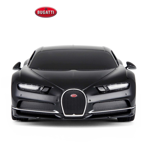Voiture téléguidée Tradeopia échelle 1:24 - Bugatti Chiron Black, voiture jouet téléguidé, collection de voitures pour enfants et adultes