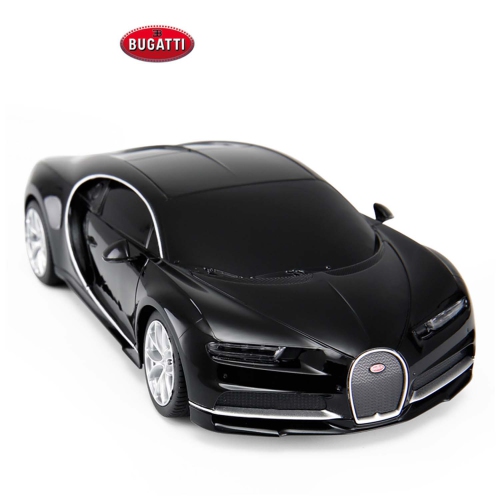 Voiture téléguidée Tradeopia échelle 1:24 - Bugatti Chiron Black, voiture jouet téléguidé, collection de voitures pour enfants et adultes