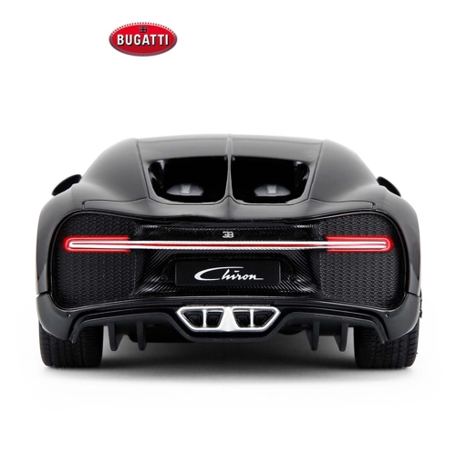 Voiture téléguidée Tradeopia échelle 1:24 - Bugatti Chiron Black, voiture jouet téléguidé, collection de voitures pour enfants et adultes
