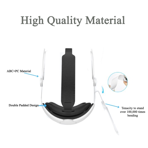 VR Headstrap Compatible with Meta Quest 3 Head Strap for Oculus Quest 3 Accessories Comfortable Stable Elite Strap Replacement