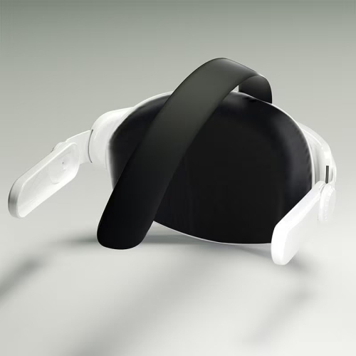 Headstrap Compatible with Meta Quest 3 Head Strap Adjustable,Comfortable,Replacement for Elite Strap,Lightweight & Soft PU Sponge Pad - White