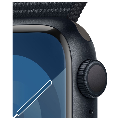 Refurbished - Apple Watch Series 9 (GPS) 41mm Midnight Aluminium Case with Midnight Sport Loop