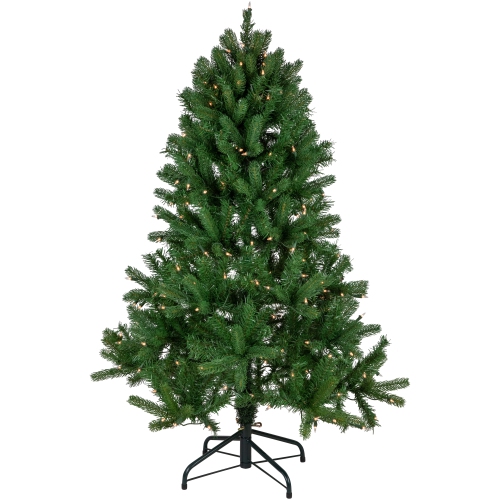 Arbre de Noël en sapin noble Sierra illuminé, 4 pi, lumières transparentes