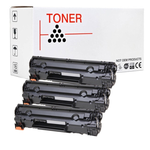 Laser Toner Cartridge 36A Black CB436A Compatible For HP Laserjet P1505  M1120 M1522 Canon LBP 3250 Printer - Printer Point