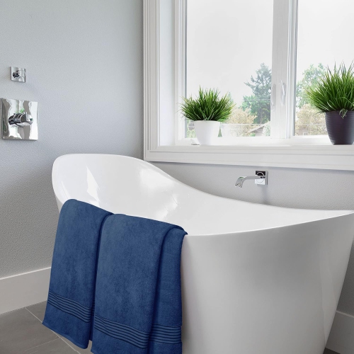 Utopia Towels - Premium 100% Combed Ring Spun Cotton Bath Towels, Ultra Soft and Highly Absorbent Bathroom Towels 27 x 54 inches, Large Bath Towels