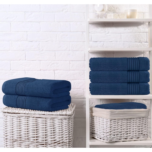 Utopia Towels - Premium 100% Combed Ring Spun Cotton Bath Towels, Ultra Soft and Highly Absorbent Bathroom Towels 27 x 54 inches, Large Bath Towels