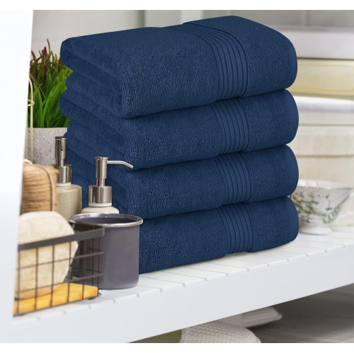 Utopia Towels - Premium 100% Combed Ring Spun Cotton Bath Towels, Ultra Soft and Highly Absorbent Bathroom Towels 27 x 54 inches, Large Bath Towels