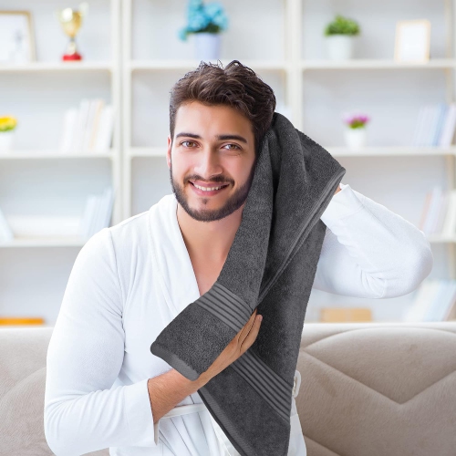 Utopia Towels - Premium 100% Combed Ring Spun Cotton Bath Towels, Ultra Soft and Highly Absorbent Bathroom Towels 27 x 54 inches, Large Bath Towels