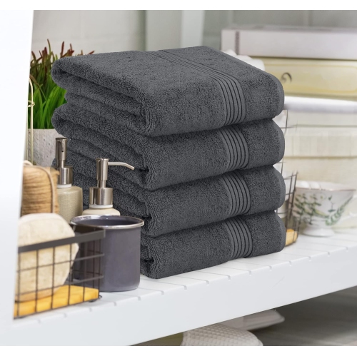 Utopia Towels - Premium 100% Combed Ring Spun Cotton Bath Towels, Ultra Soft and Highly Absorbent Bathroom Towels 27 x 54 inches, Large Bath Towels