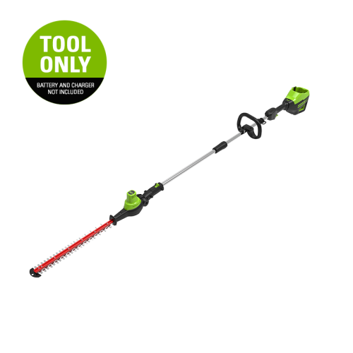 GREENWORKS  80V 20-Inch Pole Hedge Trimmer, Tool Only