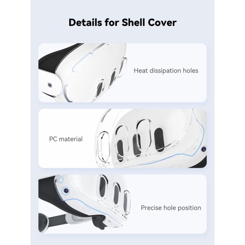 Étui de manette compatible avec Quest 3, pochette de protection en silicone d'accessoires de réalité virtuelle, protecteur d'ouverture de batterie et