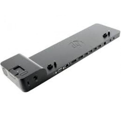 HP  Refurbished Good - Ultra Slim Dock 2013 Docking Station - D9Y32Aa#aba w Power Adapter, 1X VGA, 2X Display Port, Compatible System: 840 G3/850 G3