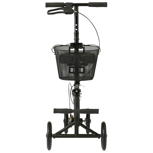 Medline 4-Wheeled Scooter Knee Walker - Black