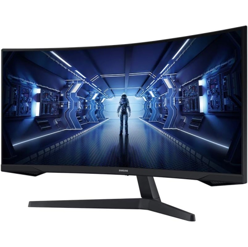 Open Box – Samsung 34" Odyssey G5, Ultra WQHD, 21:9 Curved, 165Hz, 1ms, HDR, FreeSync Premium, DisplayPort, HDMI, Gaming Monitor