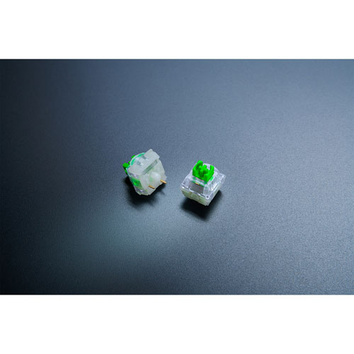 Commutateur mécanique vert à clic de 3e génération de Razer