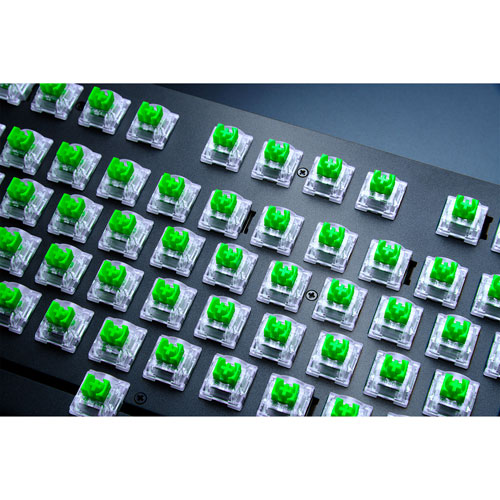 Commutateur mécanique vert à clic de 3e génération de Razer