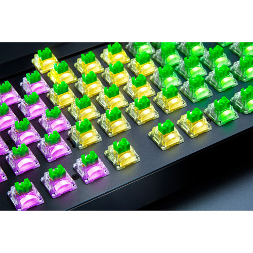 Commutateur mécanique vert à clic de 3e génération de Razer