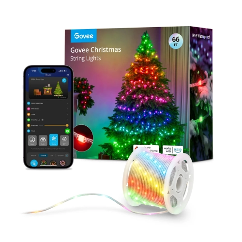 OBEST Guirlande Lumineuse，guirlande noel sapin avec Contrôle APP