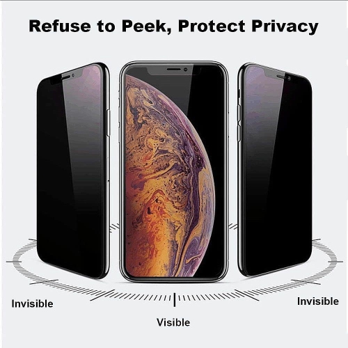 Paquet de 2 protecteurs d'écran de confidentialité compatibles avec iPhone 13 Pro Max/14 Max