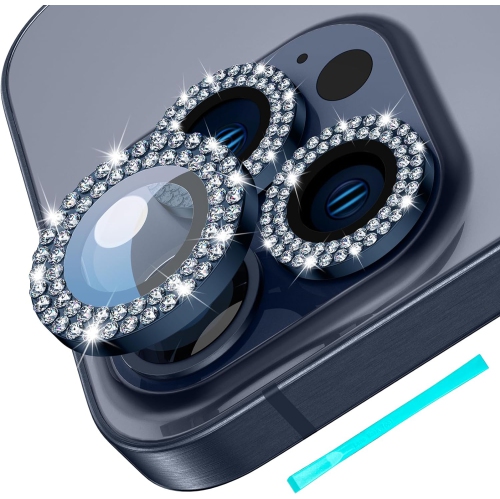 Protecteurs d'objectif en Verre Trempé pour iPhone 15 Pro/15 Pro Max