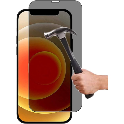 Protection d'écran anti-espion verre trempé iPhone