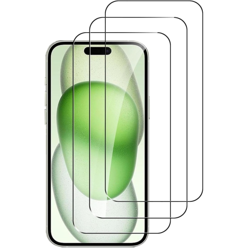 GENERIC  Screen Protector [3-Pack] for Iphone 15 Pro Max 6.7-Inch, Tempered Glass Film Screen Protector, 0.33Mm