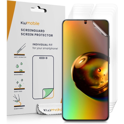 Protecteurs d'écran compatibles avec le protecteur d'écran pour Galaxy S21 de Samsung - 6X films transparents pour téléphone