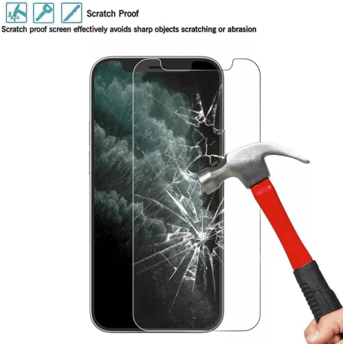 Paquet de 3 protecteurs d'écran compatibles avec iPhone 14 Pro, film en verre trempé