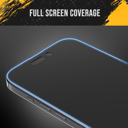 Privacy+ Display Guard, compatible avec le protecteur d'écran de confidentialité iPhone 15 Pro Max - verre trempé anti-espion