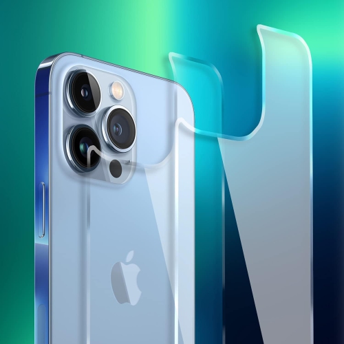 Pour protecteur d'écran arrière iPhone 13 Pro [paquet de 2], protecteur  arrière en verre trempé iPhone 13 Pro