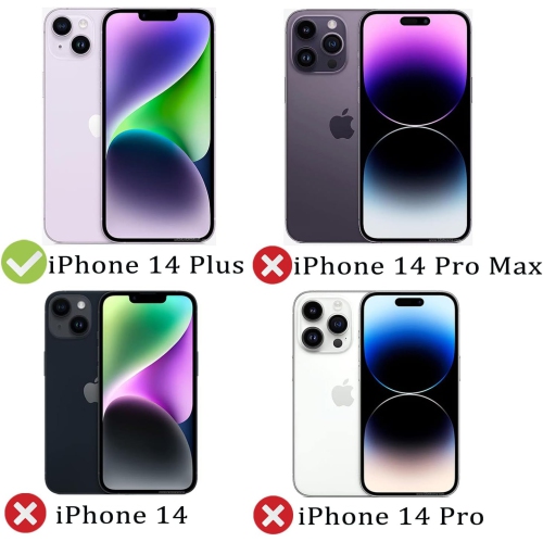 iPhone 14 Max Plus Screen Protectors, 9H Tempered Glass Film for iPhone 14 Plus Anti-Scratch