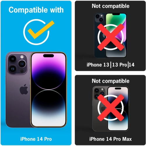 iPhone 14 Pro Screen Protector Tempered Glass - Cell Phone Screen Protector with HD Clear Invisible