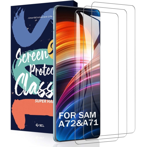 Paquet de 3] Protecteur d'écran compatible avec Samsung Galaxy A71