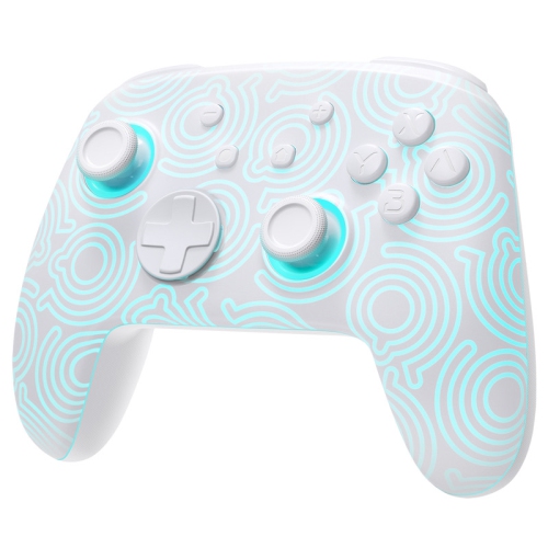 FUNLAB [Luminous Pattern] Switch Pro Controller Wireless Compatible with Switch/OLED/Lite, Firefly Bluetooth Remote Gamepad with 7 LED