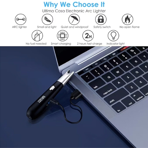 Ultima Cosa Electronic USB Rechargeable UC-ELA Arc Lighter Air